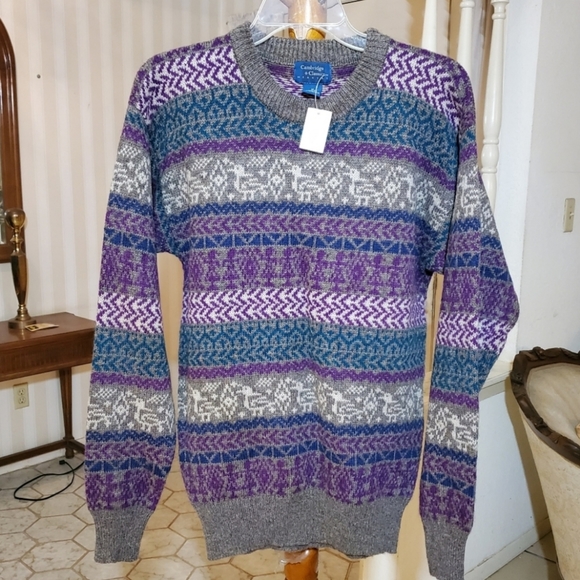 Cambridge Classics 100%  Wool Sweater - Picture 2 of 6